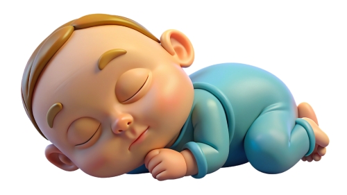 3D Baby cartoon sleeping a19apr245 (4)