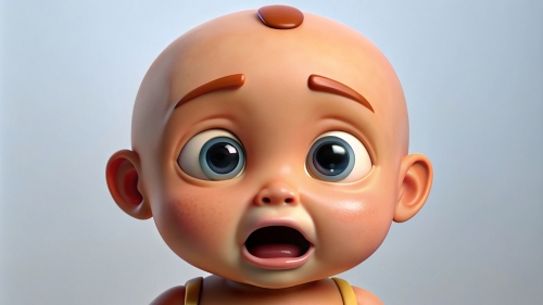 Baby Avatar Cartoon, Crying