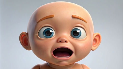 Baby Avatar Cartoon, Crying