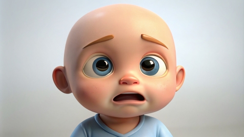 Baby Avatar Cartoon, Crying