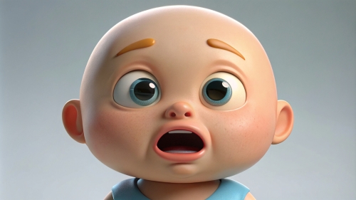 Baby Avatar Cartoon, Crying