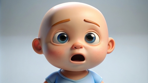 Baby Avatar Cartoon, Crying