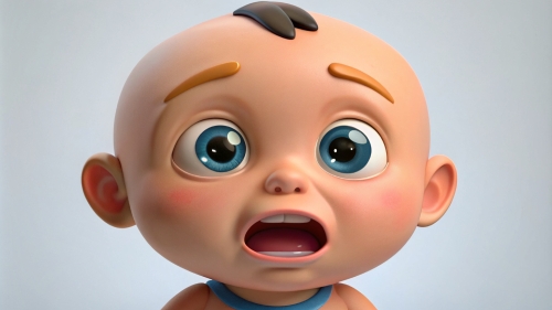 Baby Avatar Cartoon, Crying