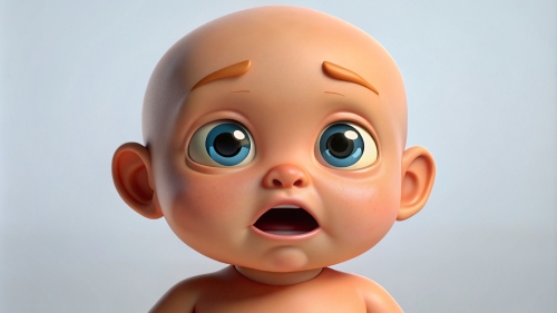 Baby Avatar Cartoon, Crying