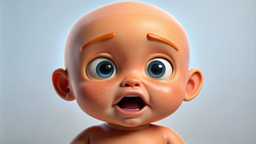 Baby Avatar Cartoon, Crying