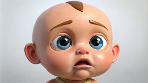 Baby Avatar Cartoon, Crying