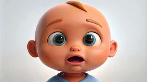 Baby Avatar Cartoon, Crying