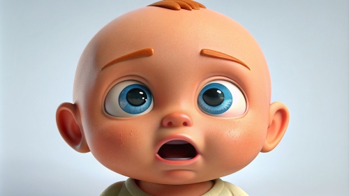 Baby Avatar Cartoon, Crying