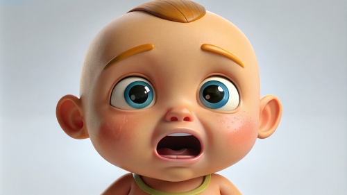 Baby Avatar Cartoon, Crying