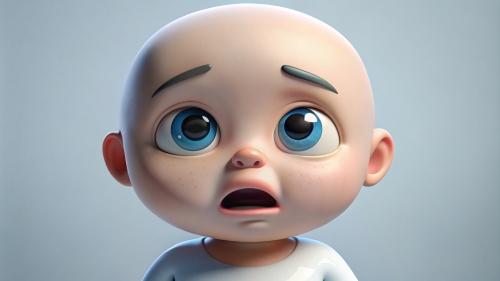 Baby Avatar Cartoon, Crying