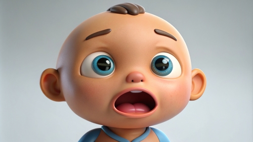 Baby Avatar Cartoon, Crying