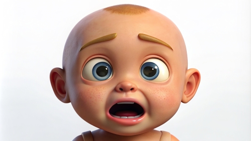 Baby Avatar Cartoon, Crying