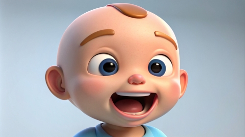 Baby Avatar Cartoon, Laugh