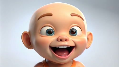 Baby Avatar Cartoon, Laugh