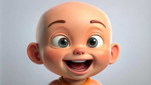 Baby Avatar Cartoon, Laugh