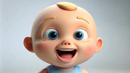 Baby Avatar Cartoon, Laugh