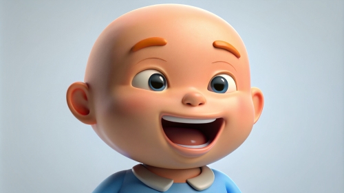 Baby Avatar Cartoon, Laugh