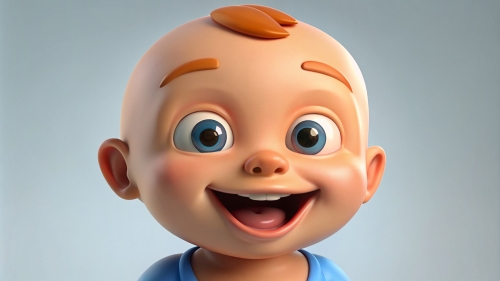 Baby Avatar Cartoon, Laugh