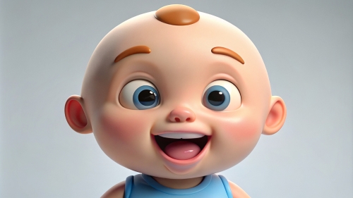 Baby Avatar Cartoon, Laugh