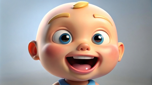 Baby Avatar Cartoon, Laugh