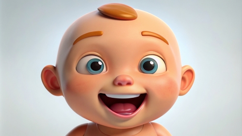 Baby Avatar Cartoon, Laugh