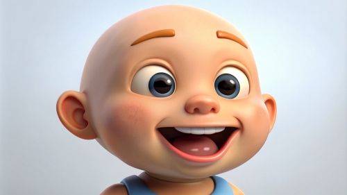 Baby Avatar Cartoon, Laugh