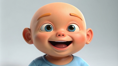 Baby Avatar Cartoon, Laugh