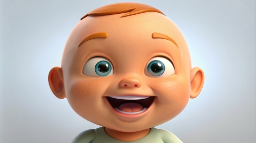 Baby Avatar Cartoon, Laugh