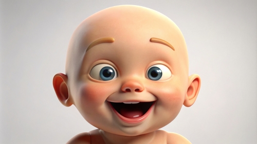 Baby Avatar Cartoon, Laugh