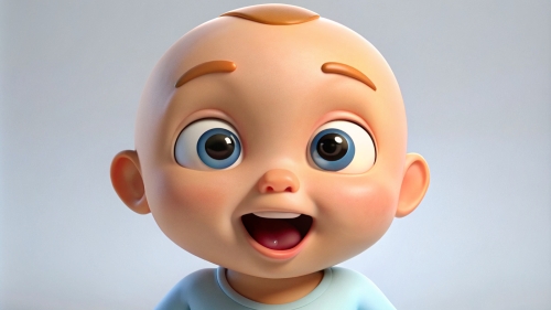 Baby Avatar Cartoon, Surprised