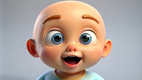 Baby Avatar Cartoon, Surprised