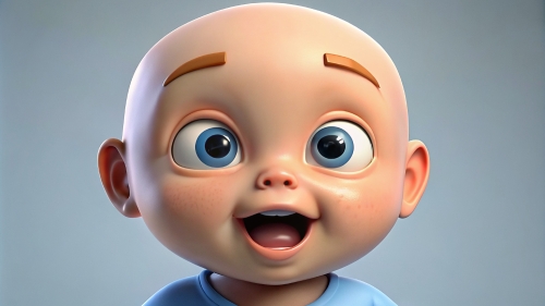 Baby Avatar Cartoon, Surprised