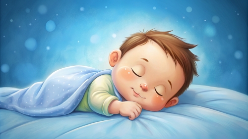 Baby cartoon sleeping