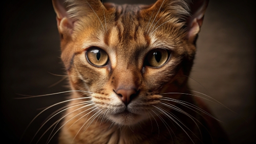 Brown cat, Face Close Up 27feb24 (6)