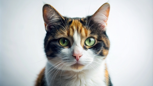 Calico cat, Face Close Up 27feb24 (2)