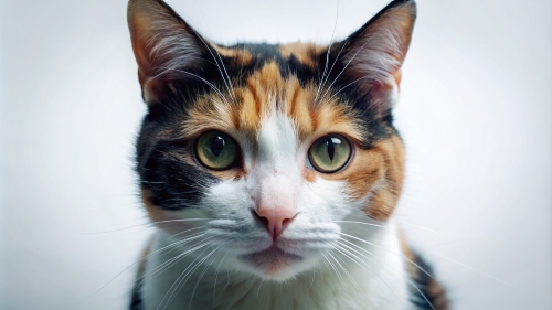 Calico cat, Face Close Up 27feb24 (3)