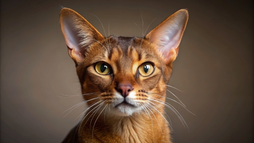 Face Close Up Abyssinian Cat 23feb2024 (4)