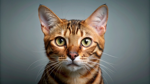 Face Close Up Bengal Cat 25feb24 (12)