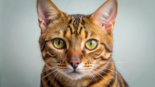 Face Close Up Bengal Cat 25feb24 (5)