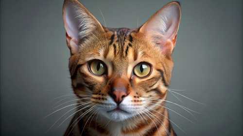 Face Close Up Bengal Cat 25feb24 (6)