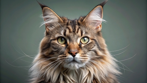 Face Close Up Maine Coon Cat 24feb2024 (6)