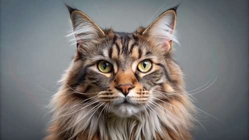 Face Close Up Maine Coon Cat 24feb2024 (8)