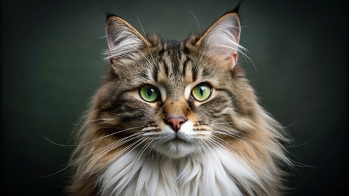 Face Close Up Norwegian Forest Cat 24feb2024 (1)