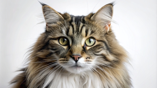 Face Close Up Norwegian Forest Cat 24feb2024 (5)