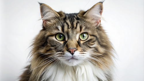 Face Close Up Norwegian Forest Cat 24feb2024 (6)