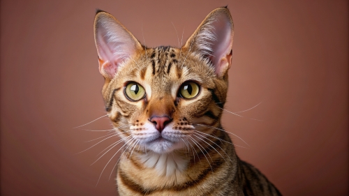 Face Close Up Ocicat Cat 23feb2024 (11)