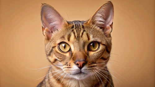 Face Close Up Ocicat Cat 23feb2024 (7)