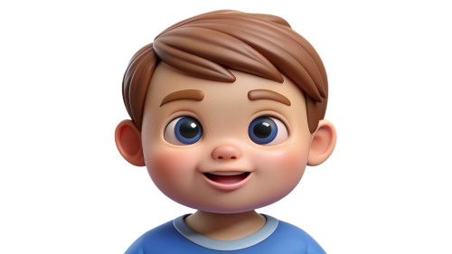 Kid boy avatar icon