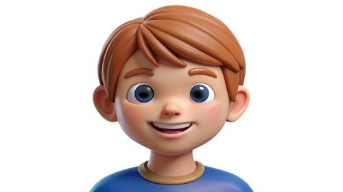 Kid boy avatar icon