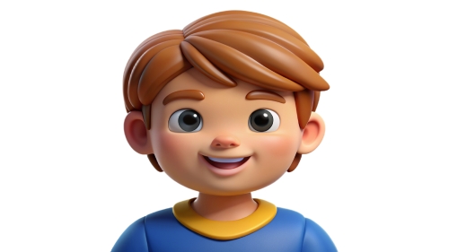 Kid boy avatar icon